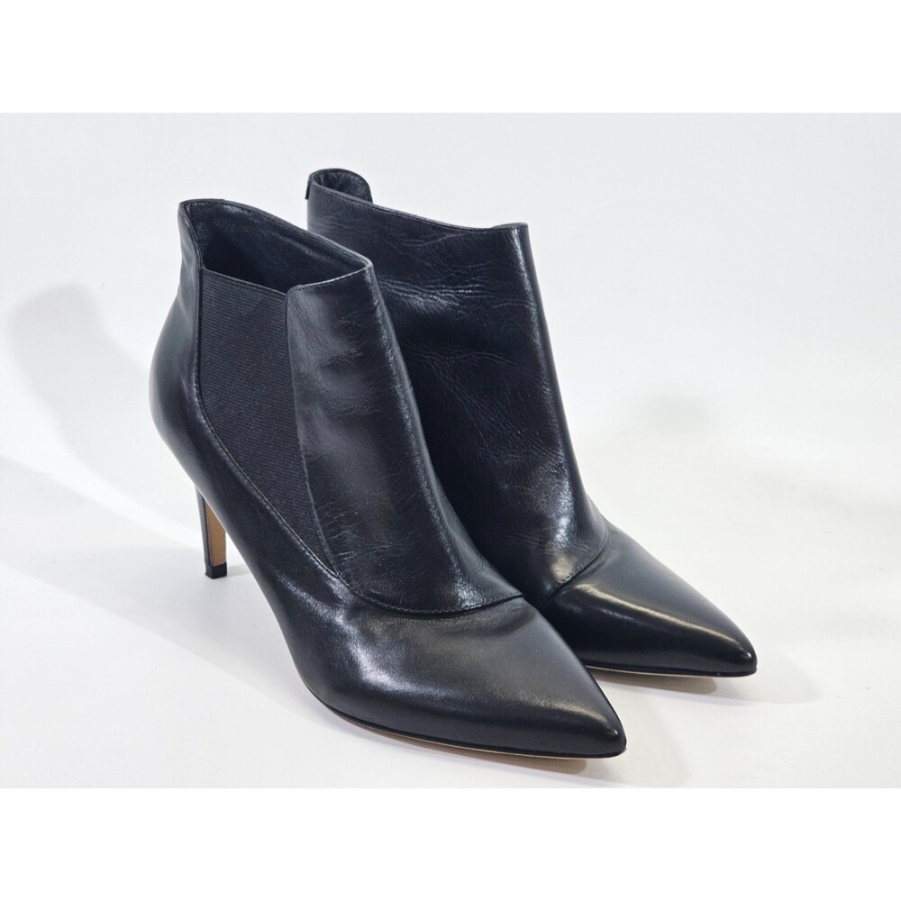 Sigerson Morrison Leather Pointed Toe Ankle Boots Booties Shoes Women's 8‎ EUC